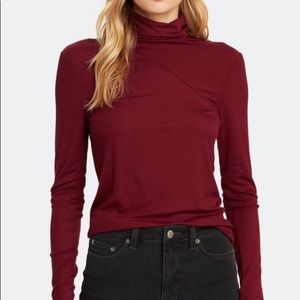Maroon top
